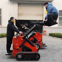 Pemuat Skid Steer Dengan Trek