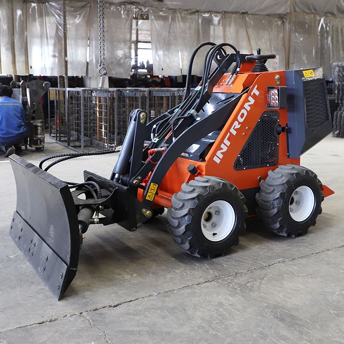Pemuat Kemudi Skid Sweeper